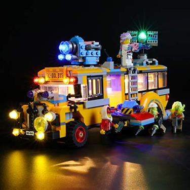 Imagem de GEAMENT LED Light Kit Compatible with Lego Paranormal Intercept Bus 3000 - Lighting Set for Hidden Side 70423 (Model Set Not Included)