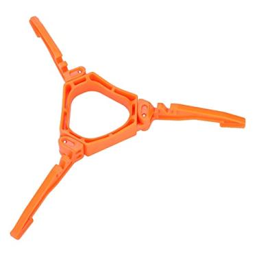 Imagem de Suporte do Tanque de Gás, tripé Dobrável Com Duas Baionetas, Plástico ABS, Estável Em Temperaturas Extremas, Laranja, para Uso Universal