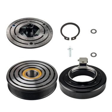 Imagem de Torchbeam Kit de embreagem de compressor CA 58141 adequado para Mustang 1994-2004 3.8L, F150 1996, para Mustang 2004 3.9L, F250 HD 1997 5.8L, F350 1996-1997 7.5L, substituir 6511439, 61814 1, 0658141