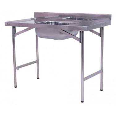 Imagem de Pia Industrial Benfati Inox 430 150x60cm Com 1 Cuba 502