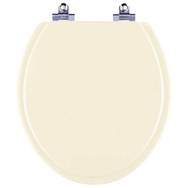 Imagem de Assento Sanitário Laqueado Soft Close Parati Bege Claro Para Vaso Logasa