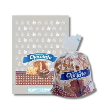 Imagem de Kit 100 Sacos Plásticos p/Panetone 100g (13x23cm)