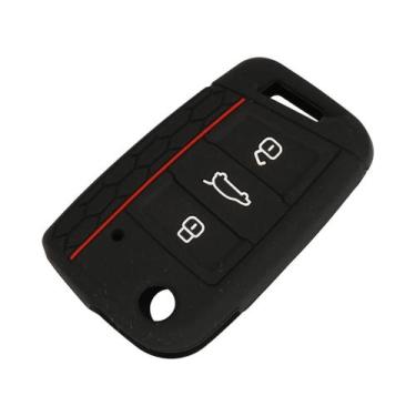 Imagem de VW Polo Golf 7 Skoda Octavia Combi SEAT Leon Capa Para Chaveiro Com 3 