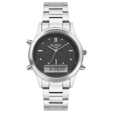 Imagem de Relógio Euro Feminino Fashion Fit Sporty Prata - Eubj3718ad-4k Eubj3718ad-4k