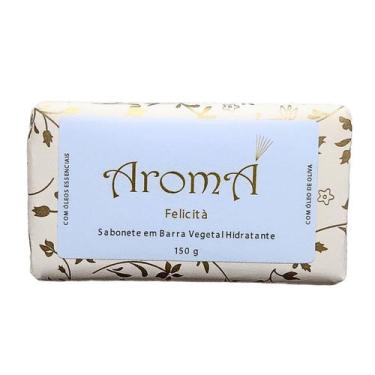 Imagem de Sabonete Em Barra Vegetal Hidratante Felicità 150G Aromá - Aroma