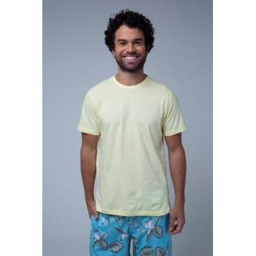 Imagem de Camiseta Básica Colors - Alfaiataria São Paulo, Amarelo, G