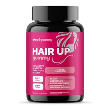 Imagem de Hair Up Gummy (Biotina+ Vitms) 30 Gomas Sabor Morango Ekobé
