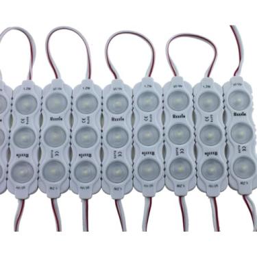 Imagem de REXTiN Super Bright 200pcs Novo Modelo 2835 3 Módulos LED 120-150LM por Módulo Luz Decorativa Impermeável para Letreiros de Letras com Fita Adesiva Traseira (Vermelho)