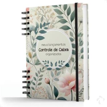 Imagem de Caderno De Controle De Caixa Capa Dura Meu Lançamento Floral - NISTI P