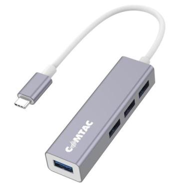 Imagem de Hub USB C Para USB 3.1 4 Portas Comtac 9395
