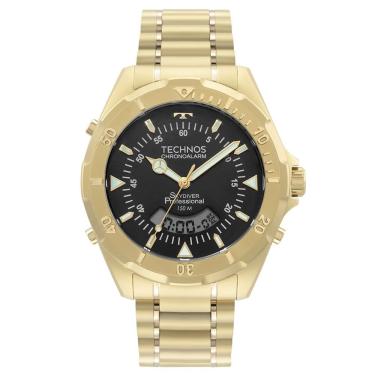 Imagem de Relógio Technos Masculino Skydiver Dourado - Wt2050awn/1p