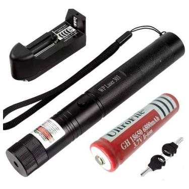 Imagem de Caneta Laser Pointer Verde Ultra Forte Alcance 50km - Ax