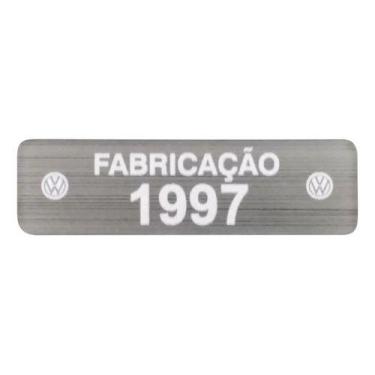 Imagem de Adesivo Etiqueta Ano Fabricação Compatível Volkswagen 1997 - SPTS