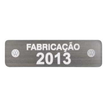 Imagem de Adesivo Etiqueta Ano Fabricação Compatível Volkswagen 2013 - SPTS