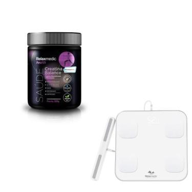 Imagem de KIT CREATINA BALANÇA BIOIMPEDÂNCIA Relaxmedic, U, UNICA