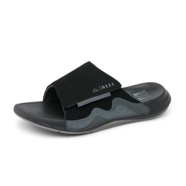 Imagem de REEF Swell Cruiser Slides masculinos Recovery, suporte de arco aprimorado, adequado para água, preto/cinza, tamanho 41
