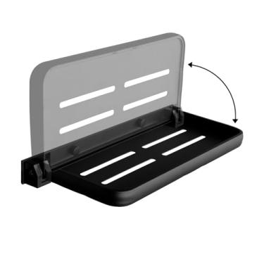 Imagem de Prateleira dobrável para trailers – Prateleiras dobráveis montadas na parede – Acessório compacto para trailer e trailer para organização interna – Economia de espaço, impermeável e à prova de