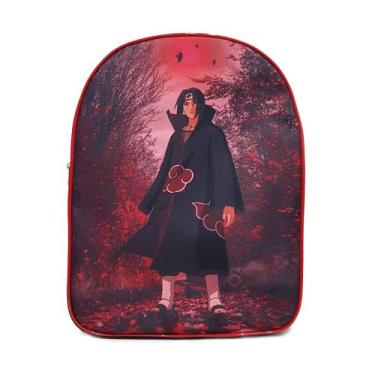 Imagem de Mochila Escolar Anime Akatsuki Naruto Cospley Nuvens - Graziela Store