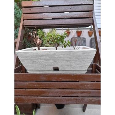 Imagem de vaso para plantas jardim flores e decoração jardineira n1 (cimento)