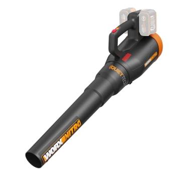 Imagem de WORX Soprador de folhas sem fio Nitro WG581.9 40V, soprador elétrico silencioso para cuidados com o gramado com 530 CFM e 140 MPH, baterias e carregador não incluídos