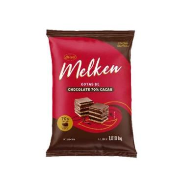 Imagem de Chocolate harald melken gotas 70% pacote c/ 1,01kg