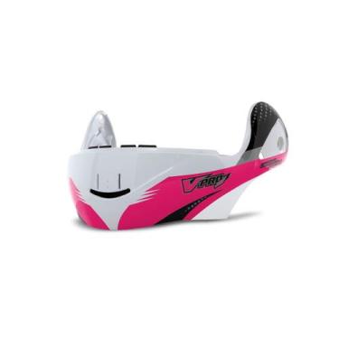 Imagem de Queixeira Sem Viseira Capacete Pro Tork V-pro Jet 2 Carbon, BRANCO - R