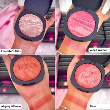 Imagem de Blush funcional baked carved in marble obisidian - ruby rose, APHRODIT