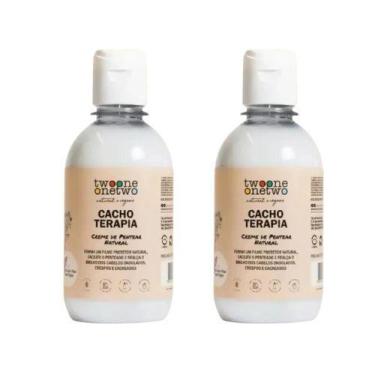 Imagem de Kit 2 Cremes Naturais de Pentear Natural Cabelos Cacheados, Crespos ou