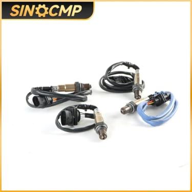Imagem de 4 peças de marca compatíveis com novo sensor de oxigênio O2 compatível com Maserati Ghibli 2014-2020 Levante 2017-2020 3.0L Turbo Professional Auto Parts