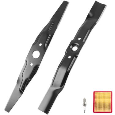 Imagem de Kit de lâmina de cortador de grama 72531-VE2-020 (superior) e 72511-VE1-020 (inferior) compatível com cortador de grama Honda 53.3 cm HRB215 HRB216 HRB217 HRM215 HRR216 HRS216 HRT216 HRZ216 , Contém 1