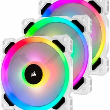 Imagem de Kit Cooler FAN com 3 Unidades Corsair LL120, RGB LED, Controladora - CO-9050092-WW
