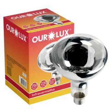 Imagem de Lampada Incandescente Infravermelha 250W 2350K 220V Ourolux