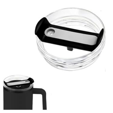 Imagem de Tampa de copo de substituição de 1,134 g para acessórios Stanley Cup (preto, para 850 g)