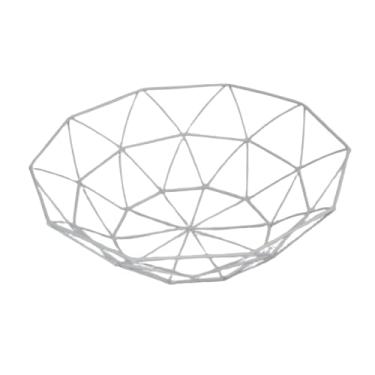 Imagem de Fruteira de Mesa Aramada em Aço Inox com Acabamento Elegante – Tigela Organizadora de Frutas para Cozinha ou Sala, Moderna, Ideal para Decorar e Conservar Alimentos.