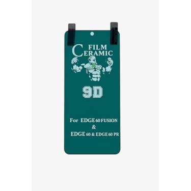 Imagem de Compatível com Moto Edge 60 Pro - Película de Ceramica Gel 9d Protecao de Tela anti-riscos queda choque Cobre a Tela Toda