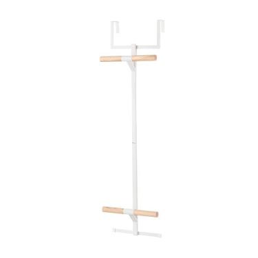 Imagem de Cabide de mochila RFOUO Metal Storage Rack Over The Door, branco