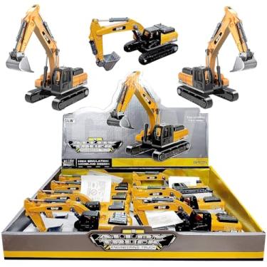 Imagem de 8 Escavadeira Brinquedo Festa Lembrancinha Sacola Surpresa de Aniversário