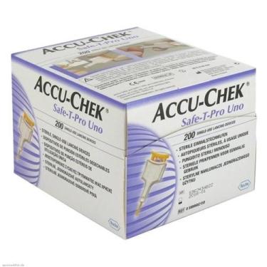 Imagem de Accu Chek Safe T Pro Lancetas - Coleta de Sangue Segura - Accu-Check