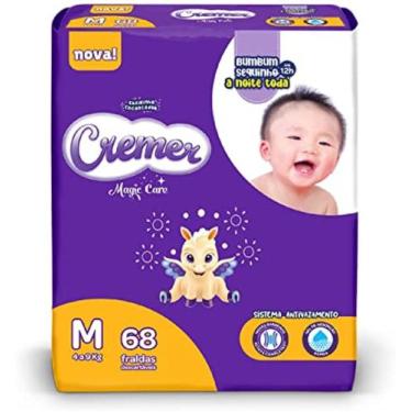 Imagem de Kit Fralda Cremer Magic Care Hiper - Tam M - 340 Fraldas/ Tiras - BARA