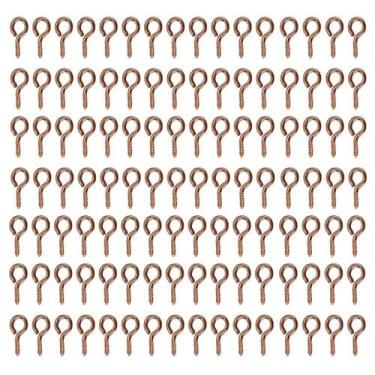 Imagem de Mini Pitão Com Rosca Rose Gold Para Artesanato Bijus Com 1000 Unidades