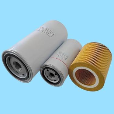 Imagem de JXGZXJMY Kit de filtro 6221372500 separador de ar/óleo 6211472200 filtro de óleo 6211472300 filtro de ar, compatível com acessórios de equipamento de compressão de compressor de ar de parafuso