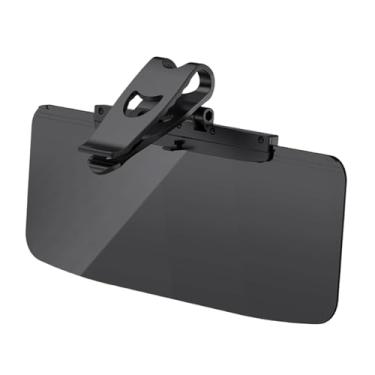 Imagem de KiBcsLic Extensão de para-sol para carro, protetor solar, multiuso, universal, leve, antirreflexo, ajuste de ângulo de 180 graus, para-brisas