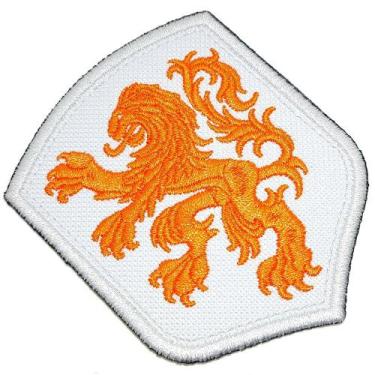 Imagem de Escudo Brasão Países Baixos Patch Bordado Para Camisa Roupa - BR44