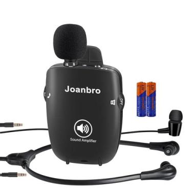 Imagem de Amplificador de som pessoal Joanbro para idosos com ganho de 50dB