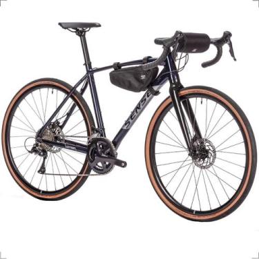 Imagem de Bicicleta Gravel Sense Versa Gr Comp 2025 Shimano Sora 18v, Azul, 58