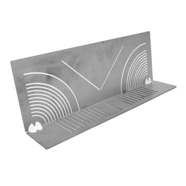 Imagem de AUNMAS Ferramenta de Régua de Marcação de Dobra de Tubo Quadrado de Aço Inoxidável, Ferramenta de Desenho de Linha Paralela de Alta Eficiência para ângulos Retos e Cantos Redondos,