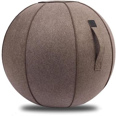 Imagem de Capa para bola de exercício 55 cm, 65 cm, 75 cm, capa para bola de ioga com alça, proteção para cadeira de assento, capa para bola suíça para uso multiuso, 3,65 cm