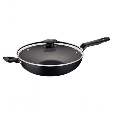 Imagem de Wok Tramontina Loreto Antiaderente 28cm Com Tampa