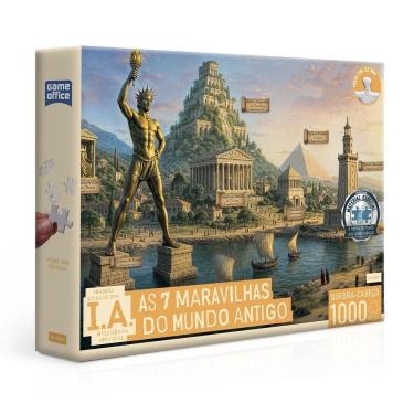 Imagem de Quebra-Cabeça 1000 Peças 7 Maravilhas Mundo Antigo - Toyster