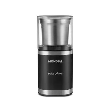 Imagem de Moedor de Café Dolce Arome, Mondial, Preto/Inox, 180W, 220V - MCF-01-BI